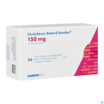 Venlafaxin retard sandoz 150mg lib.prol.  caps  56