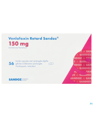 Venlafaxin retard sandoz 150mg lib.prol.  caps  56