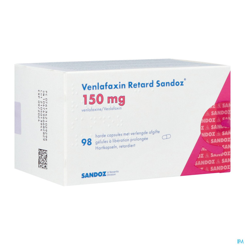 Venlafaxin retard sandoz 150mg lib.prol.  caps  98