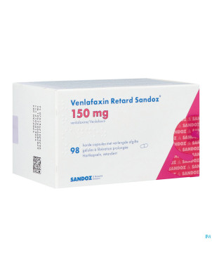 Venlafaxin retard sandoz 150mg lib.prol.  caps  98