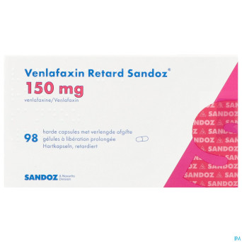 Venlafaxin retard sandoz 150mg lib.prol.  caps  98