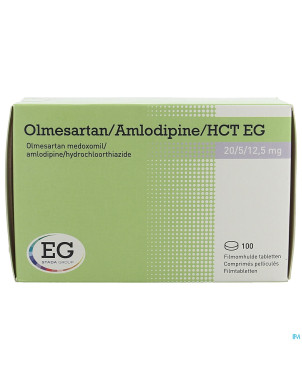 Olmesartan/amlodipin/hct eg 20/ 5/12,5 comp pel100