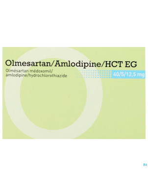 Olmesartan/amlodipin/hct eg 40/ 5/12,5 comp pel100