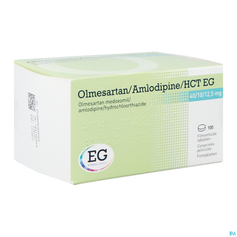 Olmesartan/amlodipin/hct eg 40/10/12,5 comp pel100