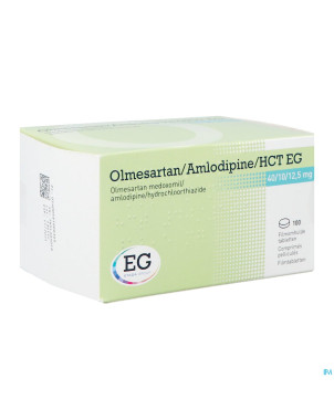 Olmesartan/amlodipin/hct eg 40/10/12,5 comp pel100