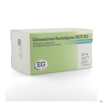 Olmesartan/amlodipin/hct eg 40/10/12,5 comp pel100