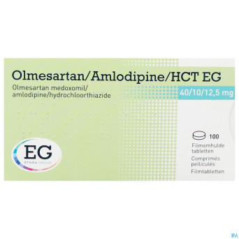 Olmesartan/amlodipin/hct eg 40/10/12,5 comp pel100
