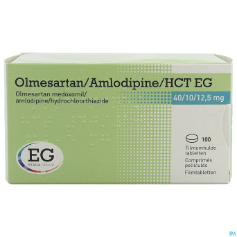 Olmesartan/amlodipin/hct eg 40/10/12,5 comp pel100