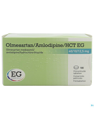 Olmesartan/amlodipin/hct eg 40/10/12,5 comp pel100