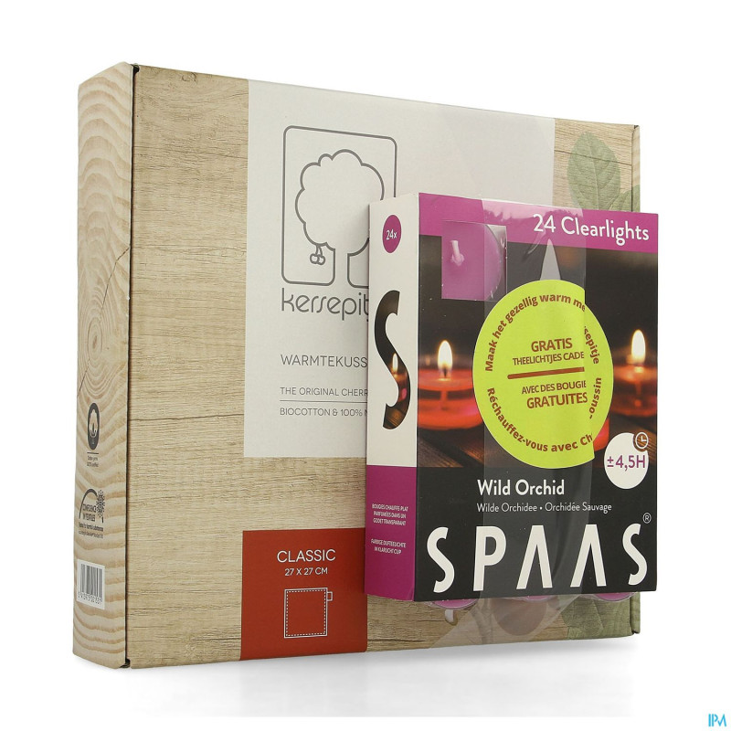 Cherry coussin classic + bougie    promo