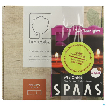 Cherry coussin cervico + bougies    promo