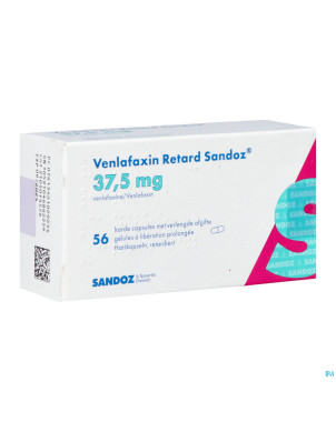 Venlafaxin retard sandoz 37,5mg lib.prol. caps  56