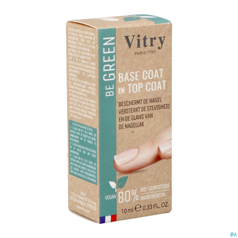 Vitry vao be green 2&1 base & top coat    10ml