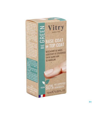 Vitry vao be green 2&1 base & top coat    10ml