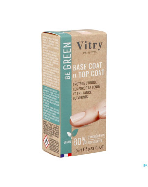 Vitry vao be green 2&1 base & top coat    10ml