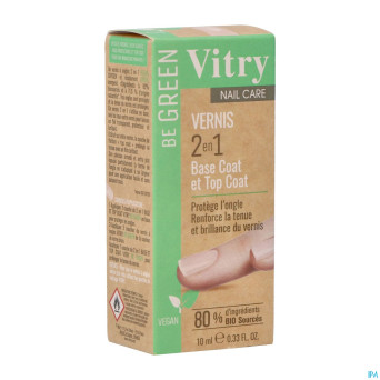 Vitry vao be green 2&1 base & top coat    10ml