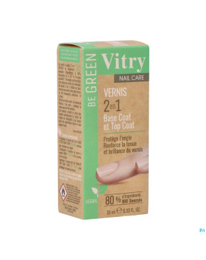 Vitry vao be green 2&1 base & top coat    10ml