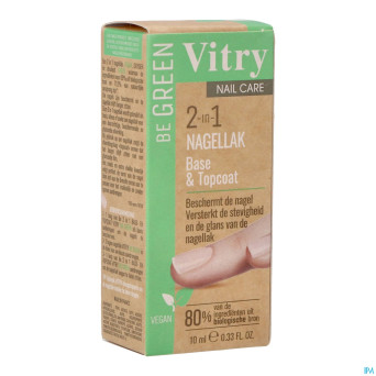 Vitry vao be green 2&1 base & top coat    10ml