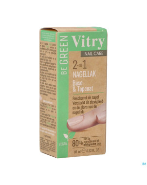 Vitry vao be green 2&1 base & top coat    10ml