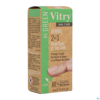 Vitry vao be green 2&1 base & top coat    10ml
