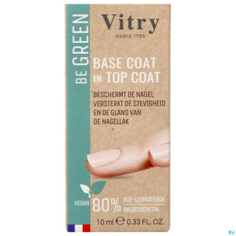 Vitry vao be green 2&1 base & top coat    10ml