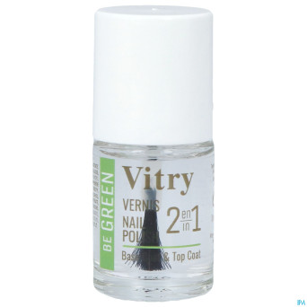 Vitry vao be green 2&1 base & top coat    10ml