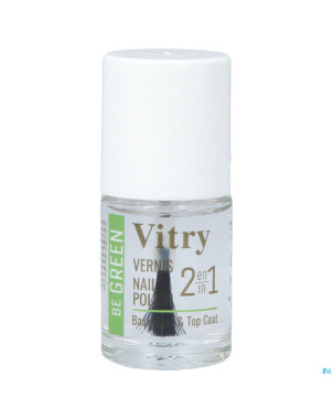 Vitry vao be green 2&1 base & top coat    10ml