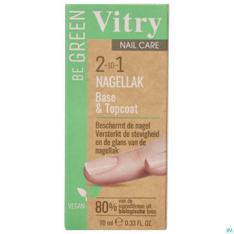 Vitry vao be green 2&1 base & top coat    10ml