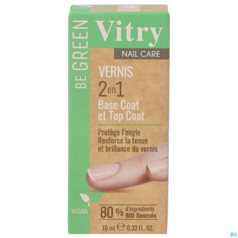 Vitry vao be green 2&1 base & top coat    10ml