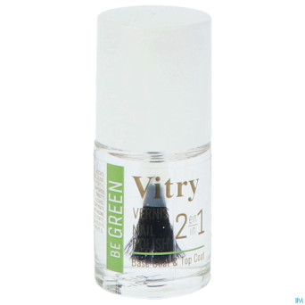 Vitry vao be green 2&1 base & top coat    10ml