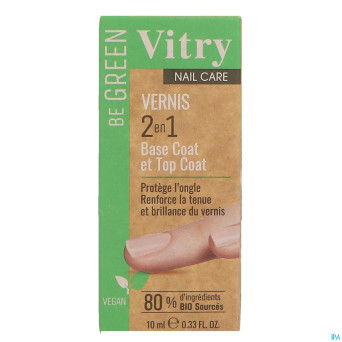 Vitry vao be green 2&1 base & top coat    10ml