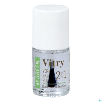Vitry vao be green 2&1 base & top coat    10ml