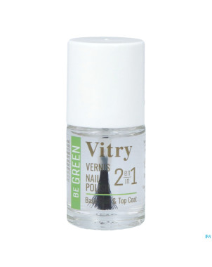 Vitry vao be green 2&1 base & top coat    10ml