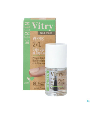 Vitry vao be green 2&1 base & top coat    10ml