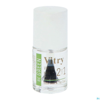 Vitry vao be green 2&1 base & top coat    10ml