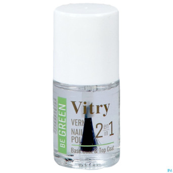 Vitry vao be green 2&1 base & top coat    10ml