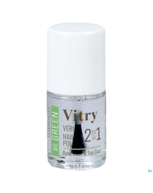 Vitry vao be green 2&1 base & top coat    10ml