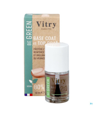 Vitry vao be green 2&1 base & top coat    10ml