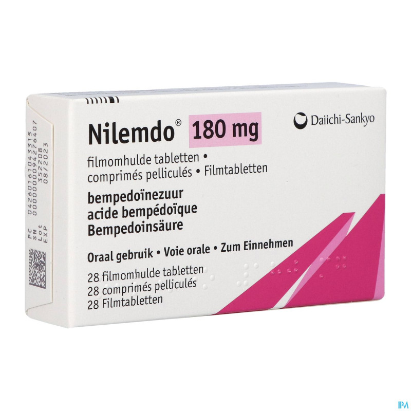 Nilemdo 180mg comp pell  28