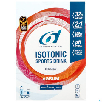 6d isotonic sports drink agrum pdr    sach 14x35g