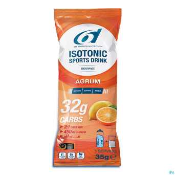 6d isotonic sports drink agrum pdr    sach 14x35g