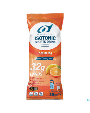 6d isotonic sports drink agrum pdr    sach 14x35g