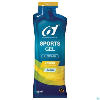 6d isotonic sports drink lemon lime prd   sach 35g