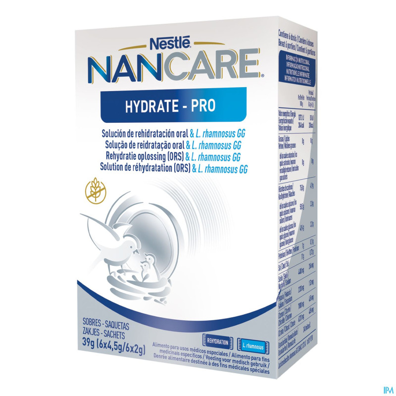 Nancare hydrate pro ors    pdr 6x4,5g 6x2g