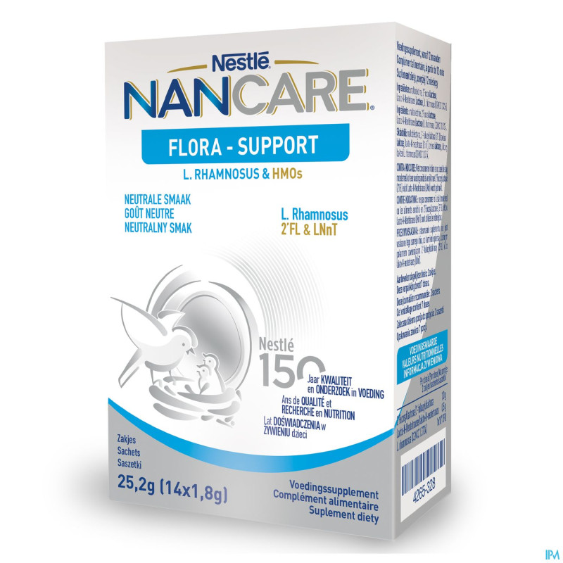 Nancare flora support   pdr 14x1,8g