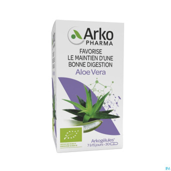 Arkogelules aloe vera bio   caps 30