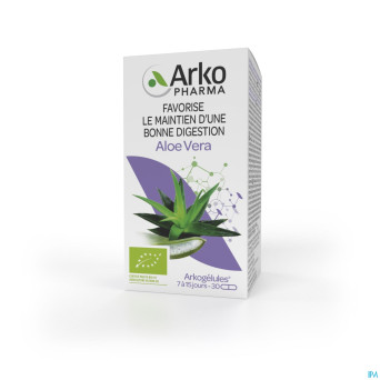 Arkogelules aloe vera bio   caps 30