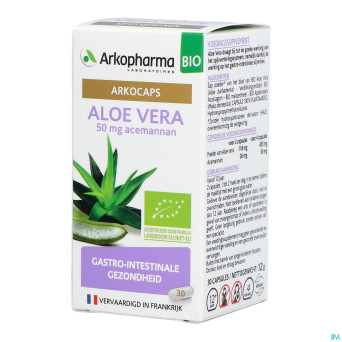 Arkogelules aloe vera bio   caps 30