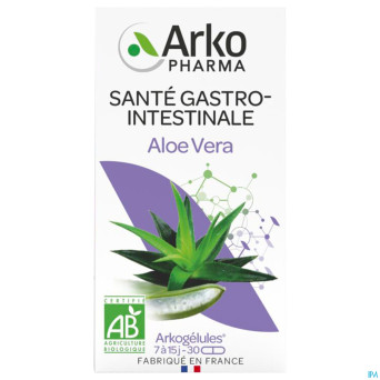 Arkogelules aloe vera bio   caps 30