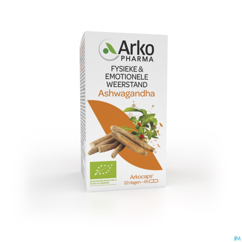 Arkogelules ashwagandha bio caps 45